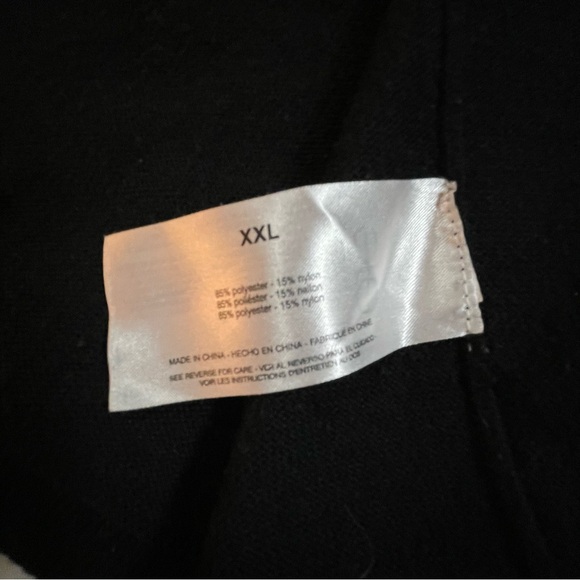 Ella Moss Black Open-Front Sweater - Picture 7 of 8